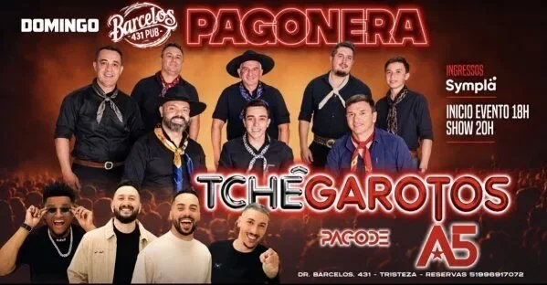TCHÊ GAROTOS E PAGODE A5 – PAGONERA DE DOMINGO DO BARCELOS
