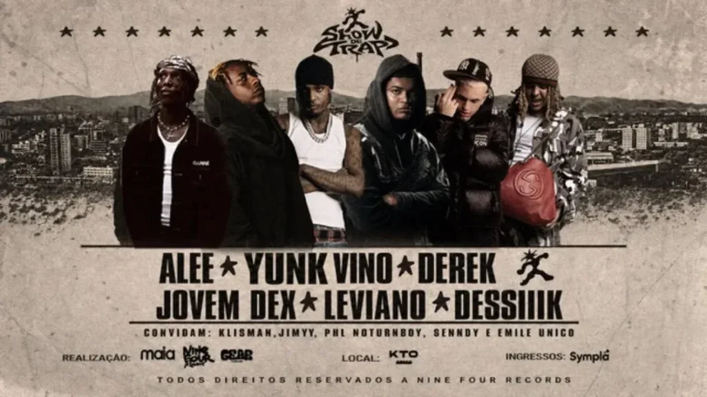 SHOW DE TRAP – ALEE, YUNK VINO, DEREK, LEVIANO, JOVEM DEX & DESIIIK