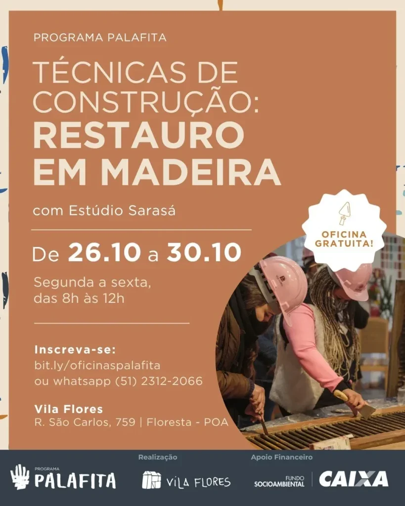 Oficina de Restauro em Madeira do Programa Palafita