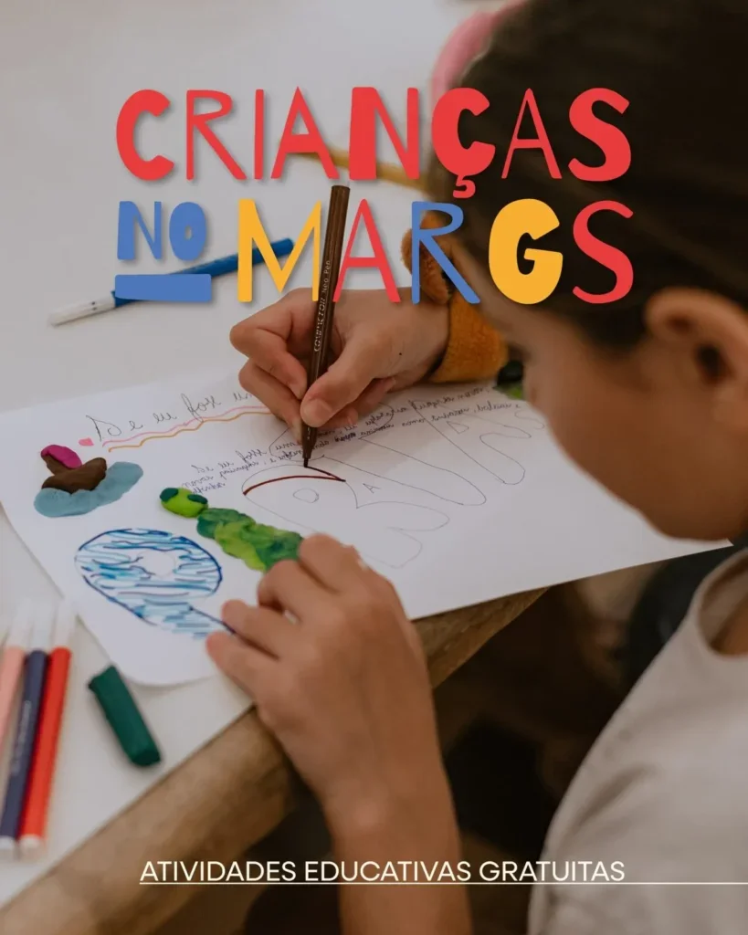 Crianças no MARGS
