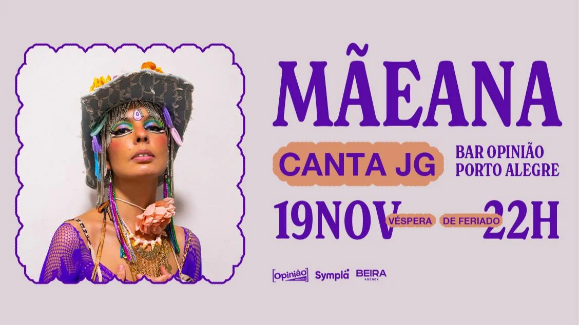 Mãeana Canta Jg em Porto Alegre