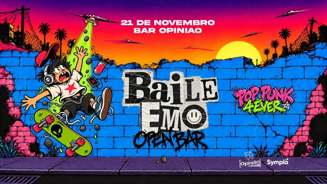 Baile Emo – Pop Punk 4ever – Open Bar