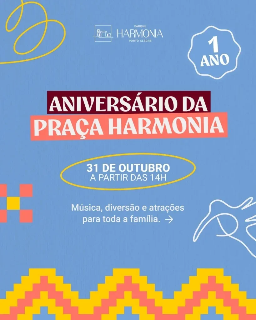 Aniversário de um ano da Praça Harmonia